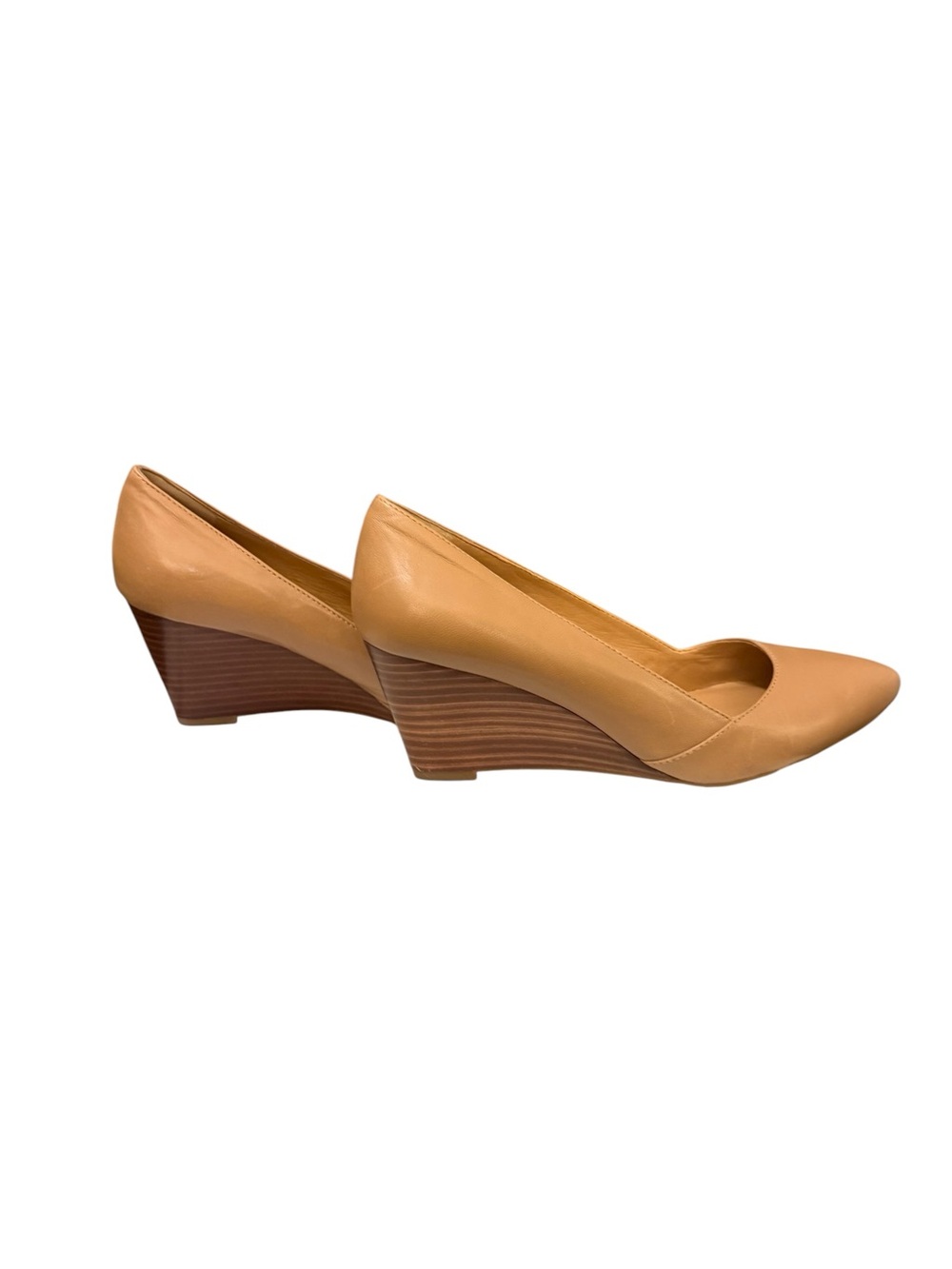 Franco Sarto Wedge Pump - Tan Leather Women's Heels